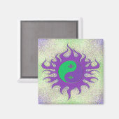 Aimant Yin Yang Fleur De Lis (Recto/Verso)