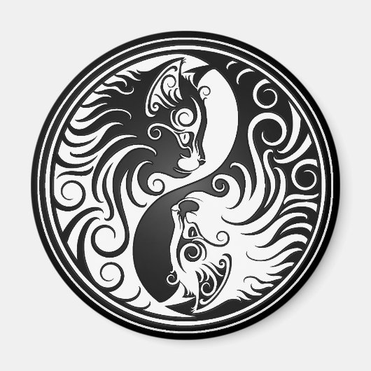 Aimant Yin Yang Kittens (Devant)