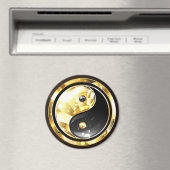 Aimant Yin Yang or sur noir (In Situ (Lave-vaisselle))