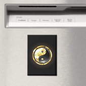 Aimant Yin Yang or sur noir (In Situ (Lave-vaisselle))