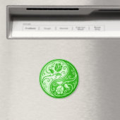 Aimant Yin Yang Roses, vert (In Situ (Lave-vaisselle))
