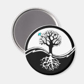 Aimant Yin Yang Tree (Recto/Verso)