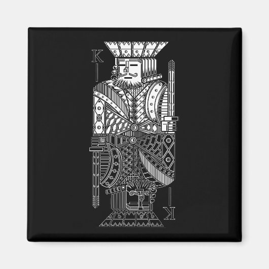 Aimant Ying Yang King (Devant)