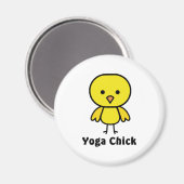 Aimant Yoga chick (Recto/Verso)