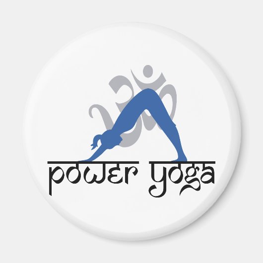 Aimant Yoga de puissance de chien face vers le bas (Devant)