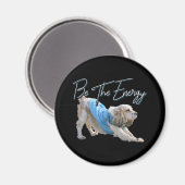 Aimant Yoga Downward Dog - Soyez La Citation De L'Énergie (Recto/Verso)