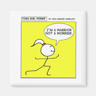 Aimant Yoga Girl Power