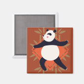 Aimant Yoga Panda (Recto/Verso)