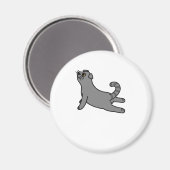 Aimant Yoga Pose Scottish Fold Chat (Recto/Verso)