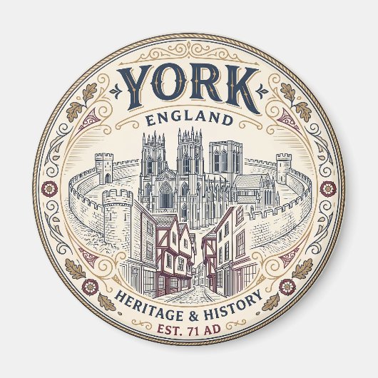 Aimant York, Angleterre (Devant)