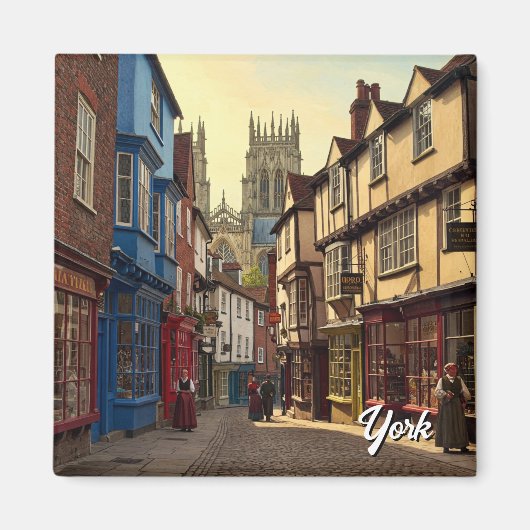 Aimant York Angleterre Travel (Devant)