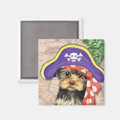 Aimant Yorkie Pirate (Recto/Verso)