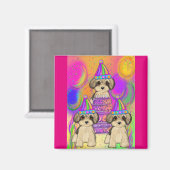 Aimant Yorkie Poo (Recto/Verso)