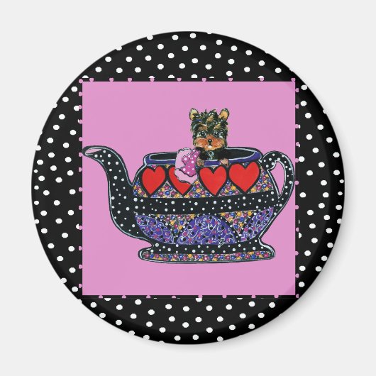 Aimant Yorkie Poo (Devant)