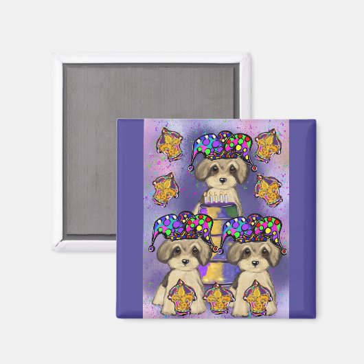 Aimant Yorkie Poo (Recto/Verso)