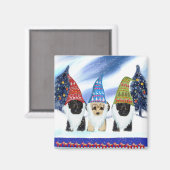 Aimant Yorkie Poo Suède (Recto/Verso)