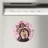 Aimant Yorkie Portrait (In Situ (Lave-vaisselle))