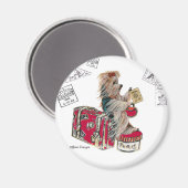 Aimant Yorkie Voyager Paris (Recto/Verso)