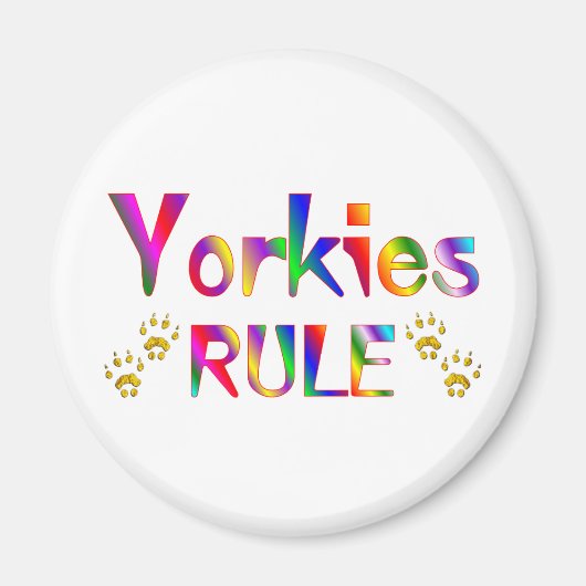 Aimant Yorkies (Devant)
