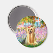 Aimant Yorkshire Terrier 1 - Jardin (Recto/Verso)