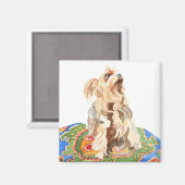 Aimant Yorkshire terrier 2012 (Recto/Verso)