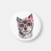 Aimant Yorkshire Terrier Gift for Dog Lovers (Devant)