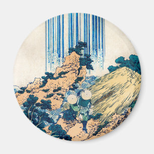 Aimant Yoro Cascade Mino Province par Katsushika Hokusai