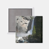 Aimant Yosemite - Chutes inférieures du parc national Yos (Recto/Verso)