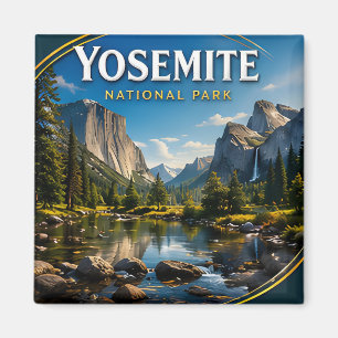 Aimant Yosemite Half Dome Parc national panoramique
