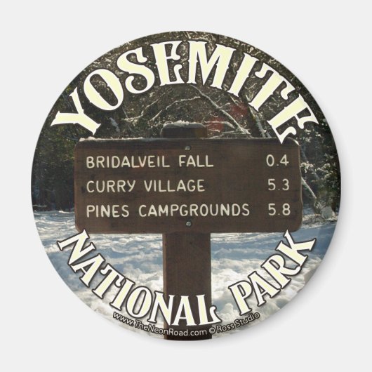 Aimant Yosemite magnétique 2 ronde (Devant)