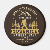 Aimant Yosemite National Park Home of the Big Foot (Devant)
