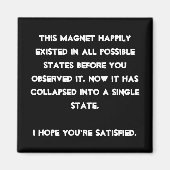 Aimant You collapsed it ! L'humour de Quantum Physic (Devant)