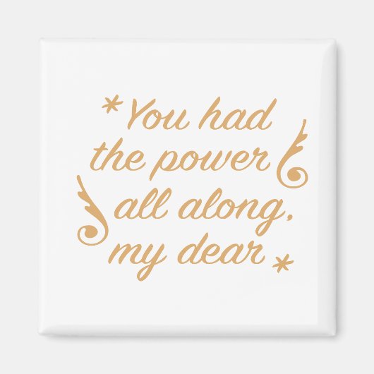 Aimant You Had the Power All Along (Devant)