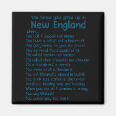 Aimant You Knew You Grew Up In New England When (Devant)