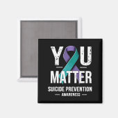 Aimant You Suicide Prevention Awareness  (Recto/Verso)
