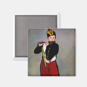Aimant Young Flutist, The Fifer, Edouard Manet, 1866 (Recto/Verso)