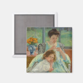 Aimant Young Mother Sewing (Recto/Verso)