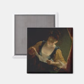 Aimant Young Woman Reading a Letter (Recto/Verso)