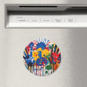 Aimant Your Childs Artwork One Of A Kind Personalized (In Situ (Lave-vaisselle))