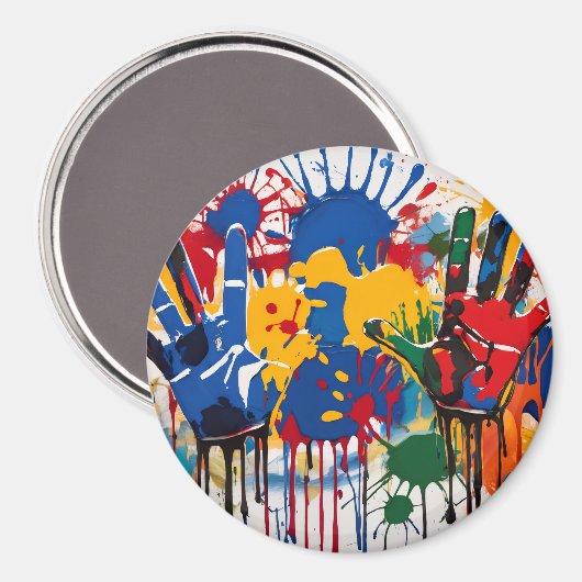 Aimant Your Childs Artwork One Of A Kind Personalized (Recto/Verso)