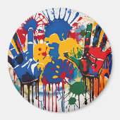 Aimant Your Childs Artwork One Of A Kind Personalized (Devant)