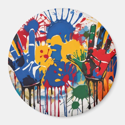 Aimant Your Childs Artwork One Of A Kind Personalized (Devant)