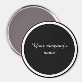 Aimant Your Company Name, template, (Recto/Verso)