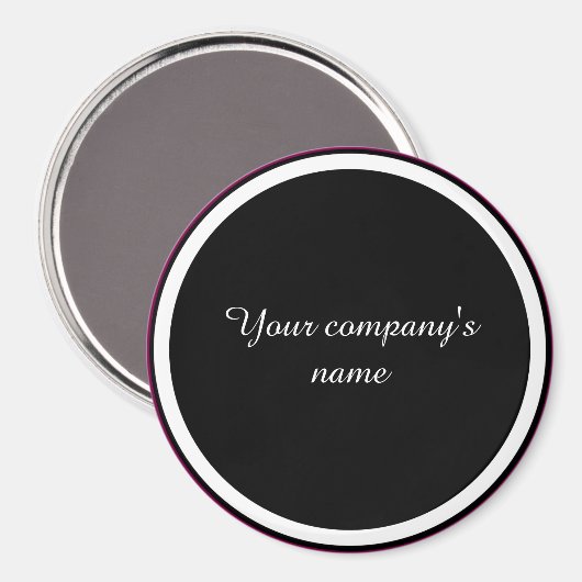 Aimant Your Company Name, template, (Recto/Verso)