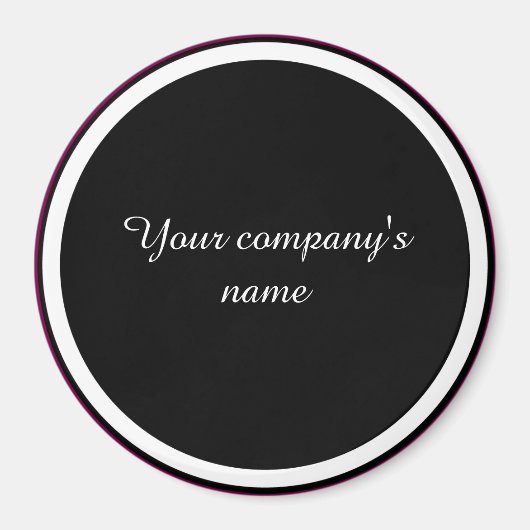 Aimant Your Company Name, template, (Devant)