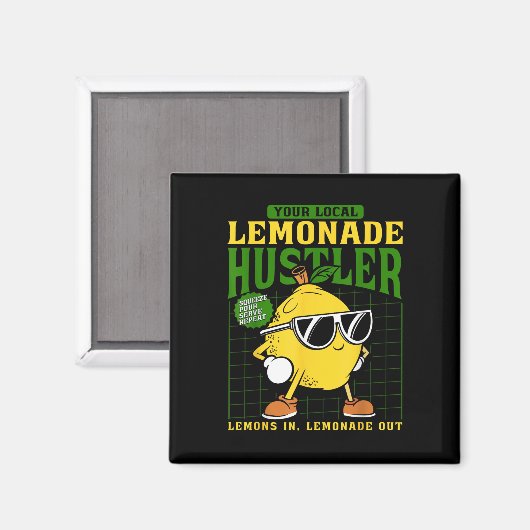 Aimant Your Local Lemonade Hustler Funny Lemon Stand Boss (Recto/Verso)