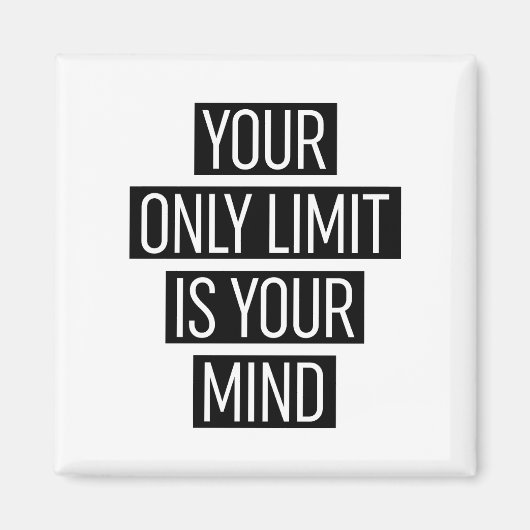Aimant Your Only Limit (Devant)