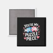 Aimant You're My Missing Puzzle Piece Valentine Matching (Recto/Verso)