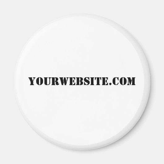 Aimant YourWebSite.com (Devant)