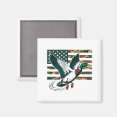 Aimant Youth Camo Mallard Duck Hunting Camouflage America (Recto/Verso)